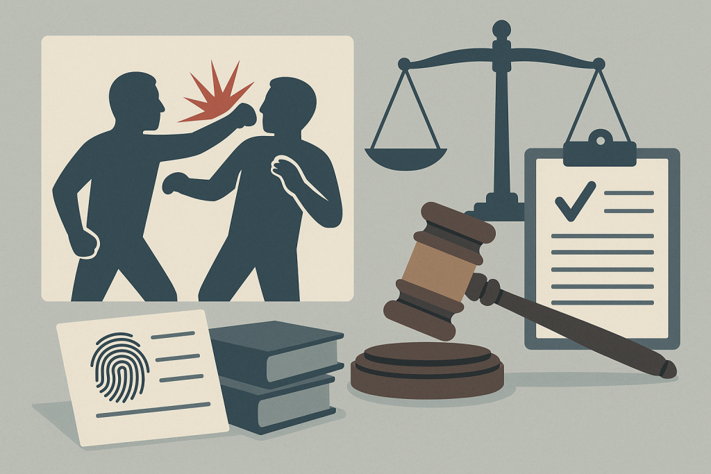 Delito leve de lesiones: consecuencias, antecedentes y proceso judicial